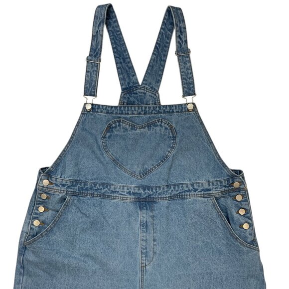 Shiny By Nature Denim Overalls 2XL XXL Blue - Picture 6 of 12
